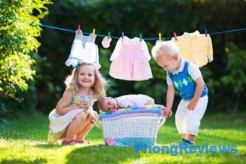 nước giặt quần áo trẻ em